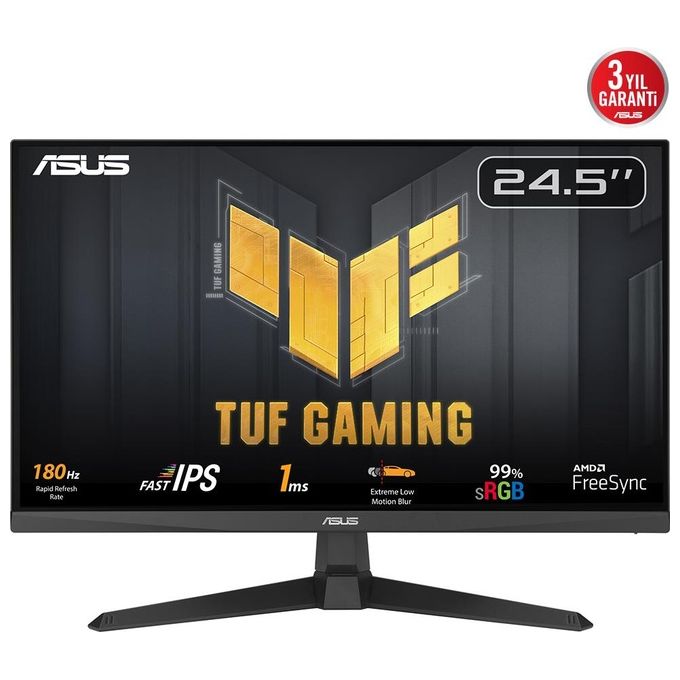 ASUS 90LM09N0-B01170 TUF Gaming Monitor PC 24.5'' Full HD IPS 180 Hz 1 ms colore Nero