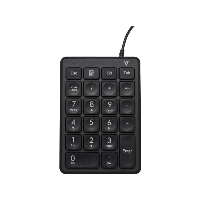 V7 Tastierino Numerico Cablato Usb Kp350 22 Tasti