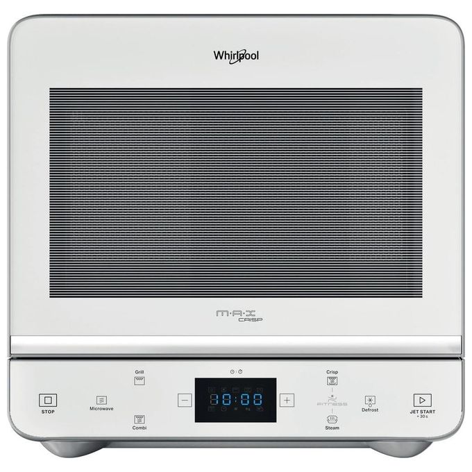 Whirlpool MAX 49 WSL Forno a Microonde con Grill 13 L 700 W Dual Crisp Cottura a Vapore Jet Defrost Touch colore Argento