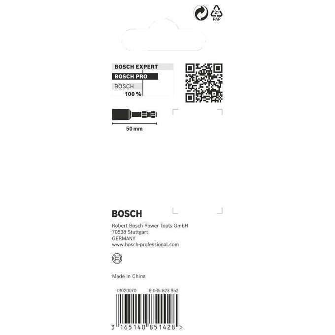Bosch Inserto Giravite A Bussola 10Mm 1-2