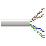 Link Cavo Solido Utp per Reti Categoria 5e Pvc Awg24 Materiale Cca Matassa 100mt Classe Cpr Eca Guaina Bianca