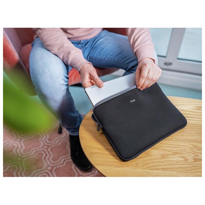 Trust 21251 Custodia Morbida per Portatili da 13,3'' Nero
