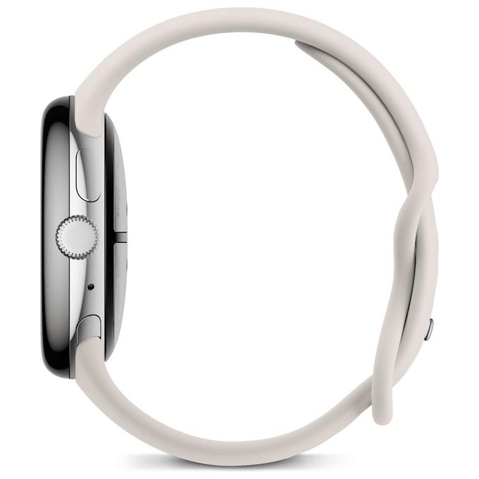 Google GGE4J Pixel Watch 3 Smartwatch 45 mm Wi-Fi GPS 5 ATM Corning Gorilla Glass 5 colore Argento lucido