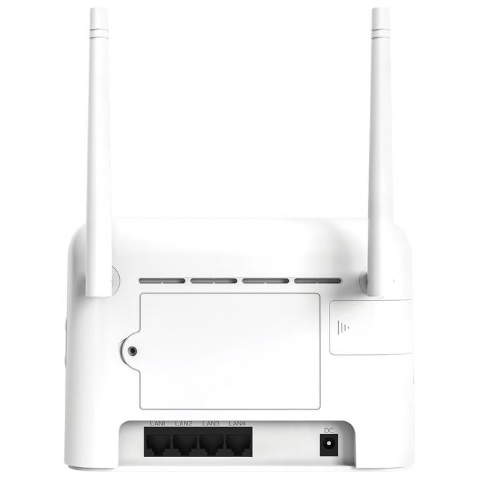 Strong 4GROUTER350 Router 4G LTE Portatile 4 porte LAN Wi-Fi 300 Mbit-s Download 150 Mbit-s Dual SIM colore Bianco