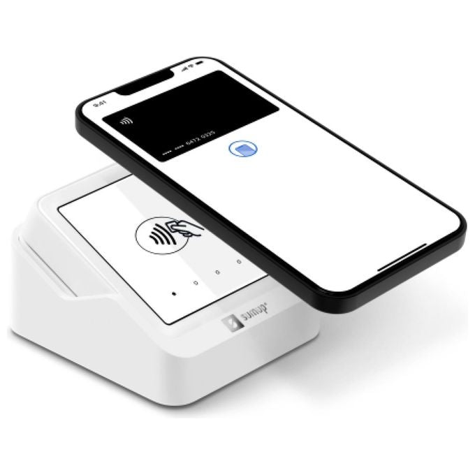 SumUp Solo POS Portatile Touchscreen Wi-Fi 4G SIM inclusa Pagamenti Contactless colore Bianco