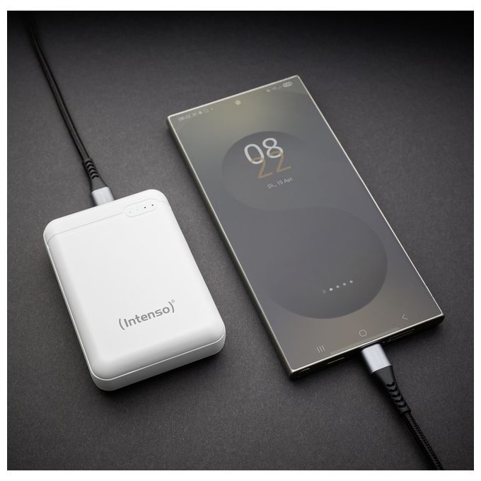 Intenso Powerbank XS 10000 Batteria Portatile Bianco Polimeri Di Litio 10000mAh