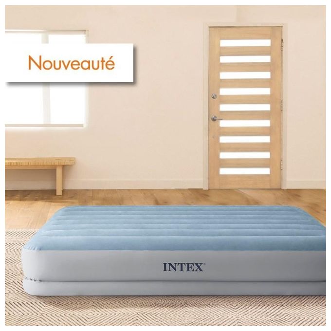 Intex 64159 Materasso Matrimoniale Autogonfiante USB Dura-Beam Mid-Rise Comfort 152x203x36 cm Matrimoniale  Versione 2023