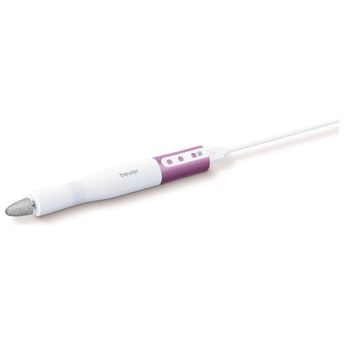 Beurer MP52 Set Manicure e Pedicure 15000 rpm 8 accessori adatto diabetici colore Bianco Rosa
