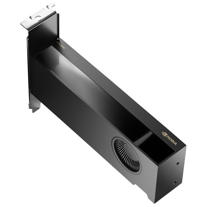PNY VCNRTX2000ADA-SB RTX 2000 Ada Scheda Video 16 GB GDDR6 PCI Express 4.0 x8 4 x Mini DisplayPort Low Profile Dual Slot colore Nero