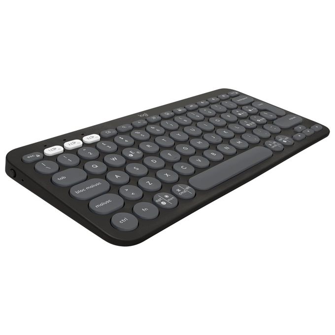 Logitech 920-012221 Pebble 2 Combo Kit Tastiera e Mouse Wireless Bluetooth Logi Bolt QWERTY Italiano Easy-Switch 3 Dispositivi colore Grafite