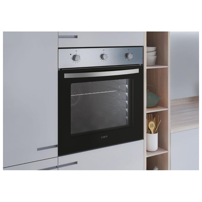 Candy FIDC X502IT Idea Forno da incasso Elettrico Ventilato 65 L Classe A 5 Funzioni Grill (60x60x60 cm) colore Nero Acciaio Inox