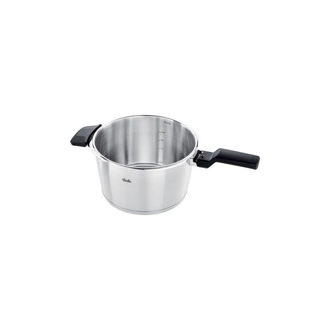 Fissler 602-410-04-000-0 Vitaquick Premium Pentola a Pressione 4,5 L Acciaio Inox Induzione 22 cm colore Acciaio inox