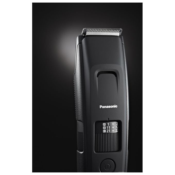 Panasonic ER-GB86-K503 Regolabarba 57 lunghezze 0,5 mm a 3 cm lame acciaio inox autonomia 50 min colore Nero