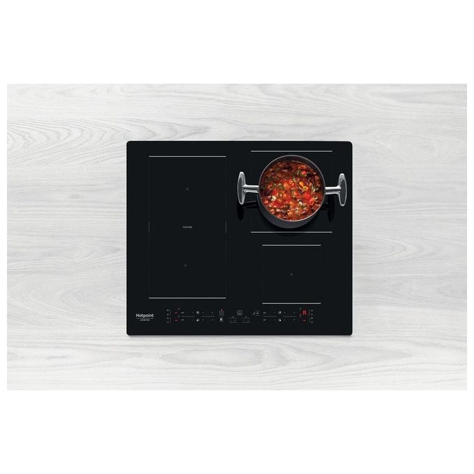 Hotpoint HB 3160C NE Piano cottura a induzione 59 cm 4 zone Flexi Duo Touch 7200 W colore Nero