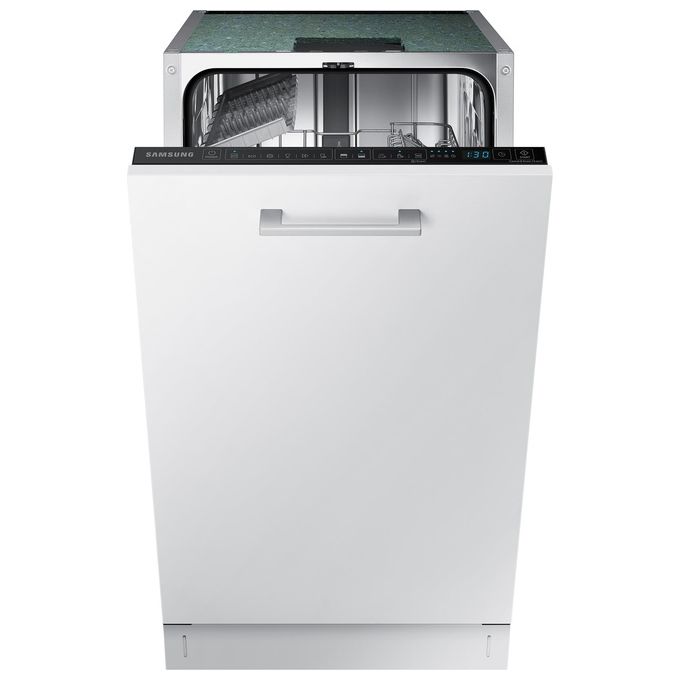 Samsung DW50R4060BB Lavastoviglie Incasso Slim 9 coperti Classe E 44 dB AquaStop Auto Open (82x45x55 cm) colore Nero