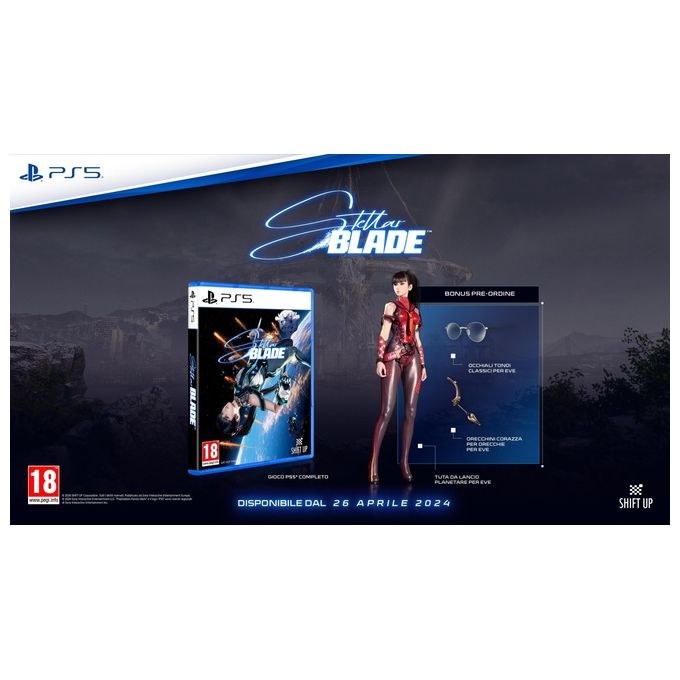 Sony 1000043278 Stellar Blade Videogioco PlayStation 5 Azione Avventura Single Player PEGI 18