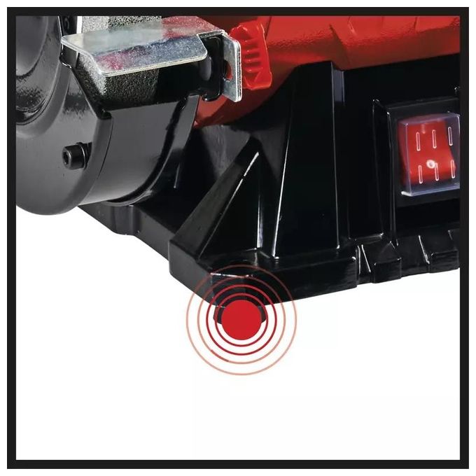 Einhell 4412634 TC-BG 150 B Smerigliatrice da Banco 350 W 2980 rpm Doppia Mola 15 cm colore Rosso