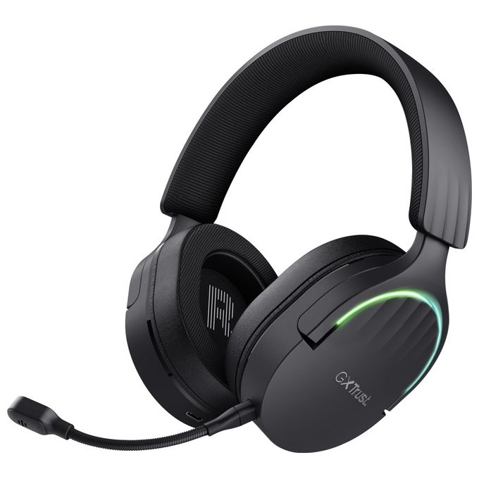 Trust 24901 GXT 491 Fayzo Cuffie Gaming Wireless Bluetooth 2.4 GHz Surround 7.1 50 mm 22 ore RGB colore Nero