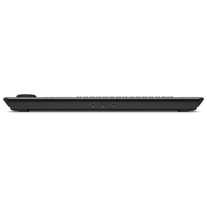 Blackmagic Design DV-RES-BBPNLMLEKB DaVinci Resolve Editor Keyboard con Codice di Attivazione per DaVinci Resolve Studio USB Type-C 2 Porte USB-A Integrati colore Nero
