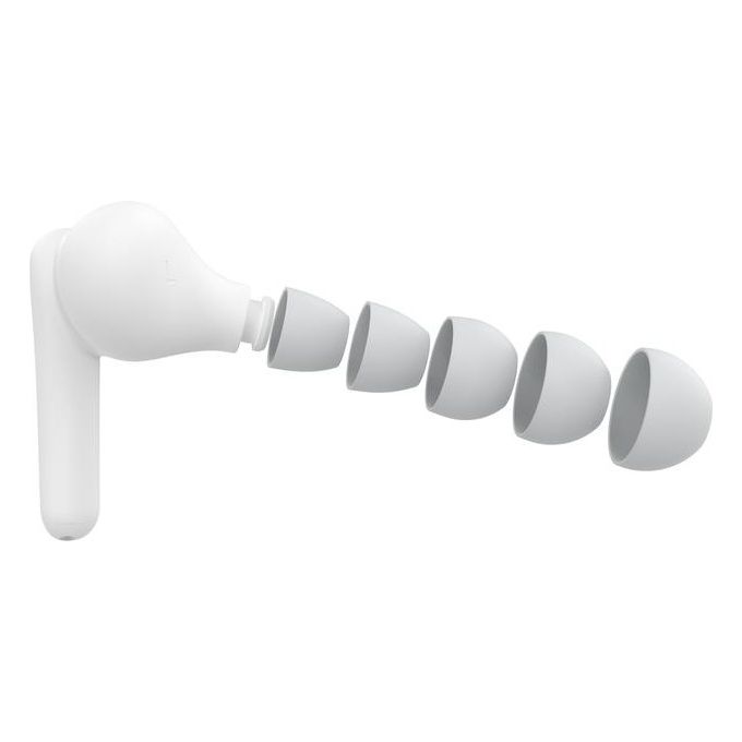 Belkin AUC011BTWH SoundForm Nano 2 Cuffie Wireless In-ear per Bambini Bluetooth 5.3 IPX5 85 dB colore Bianco