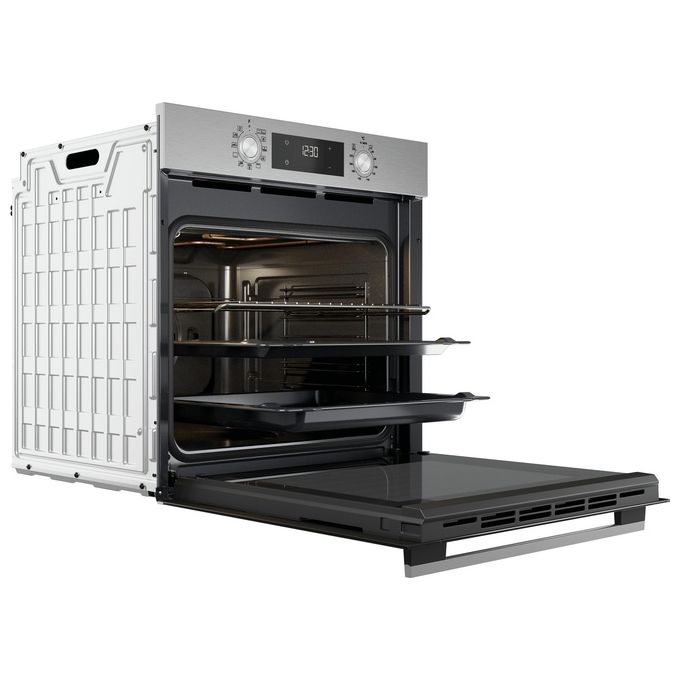 Whirlpool OMK58HU0X Elements Forno da incasso Elettrico Ventilato Multifunzione 71 L Classe A+ Grill Autopulizia Idrolitica (60x60x55 cm) colore Inox