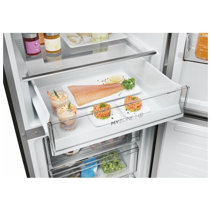 Haier HDPW3618DNPK Serie 3 Frigorifero Combinato 352 L 185 cm Classe D 35 dB No Frost Wi-Fi colore Inox