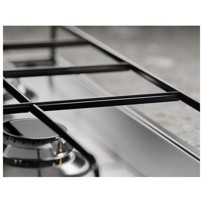 Electrolux EGS7534X Slim Line Piano cottura Gas 75 cm 5 fuochi Accensione Manopola colore Inox