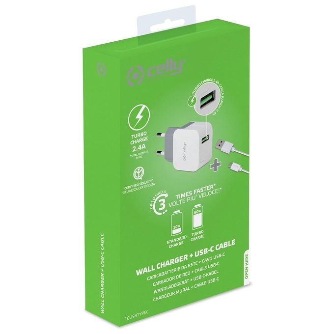 Celly Travel Tcusbturbo Type-c Cable