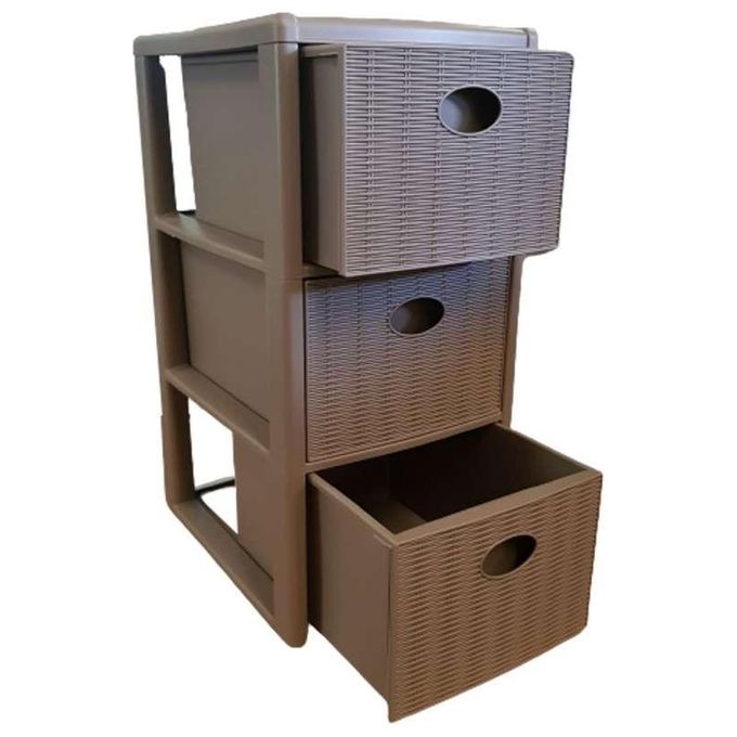 Stefanplast Cassettiera P.3 Elegance Tortora 30x40x60cm
