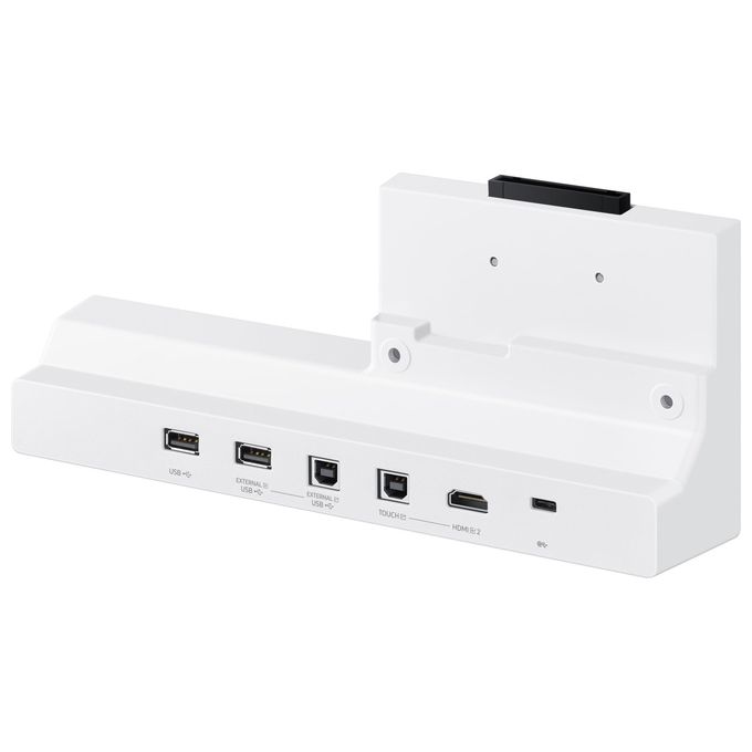 Samsung CY-TF65BBCXEN Flip Pro Connectivity Tray 1x HDMI 1x USB-C 2x USB-A compatibile WM55B WM65B colore Grigio Bianco