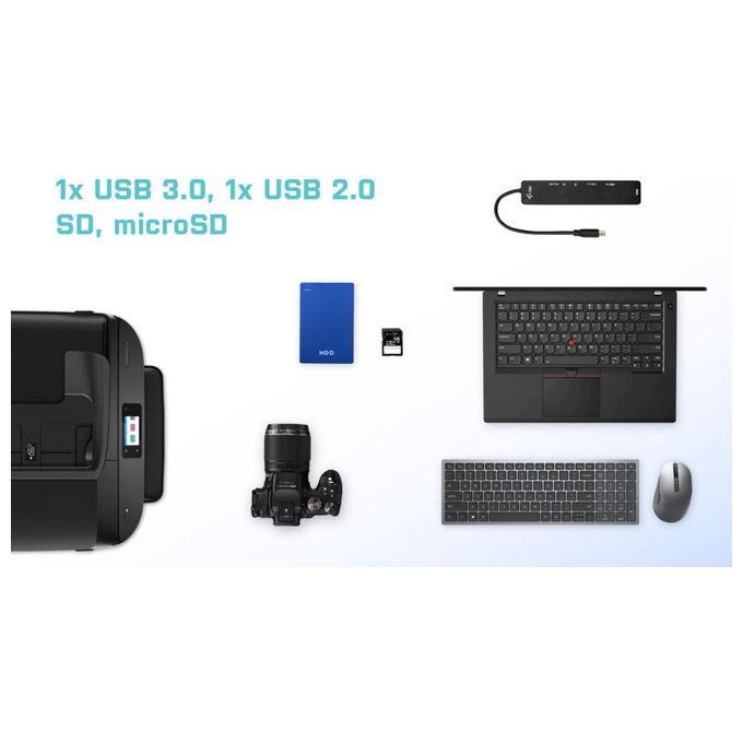 I-tec C31TRAVELEASYDOCKPD USB-C Travel Easy Dock 4K HDMI Power Delivery 60 W 1x USB 3.2 1x USB 2.0 SD microSD colore Nero