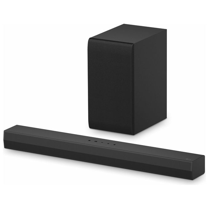 LG S40T Soundbar 2.1 Canali 300W Subwoofer Wireless Dolby Digital DTS AI Sound Pro HDMI ARC Bluetooth colore Nero