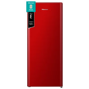 Hisense RR220D4ERE Frigorifero Monoporta 165 L 126.5 cm Classe E 37 dB Congelatore 4 Stelle LED colore Rosso