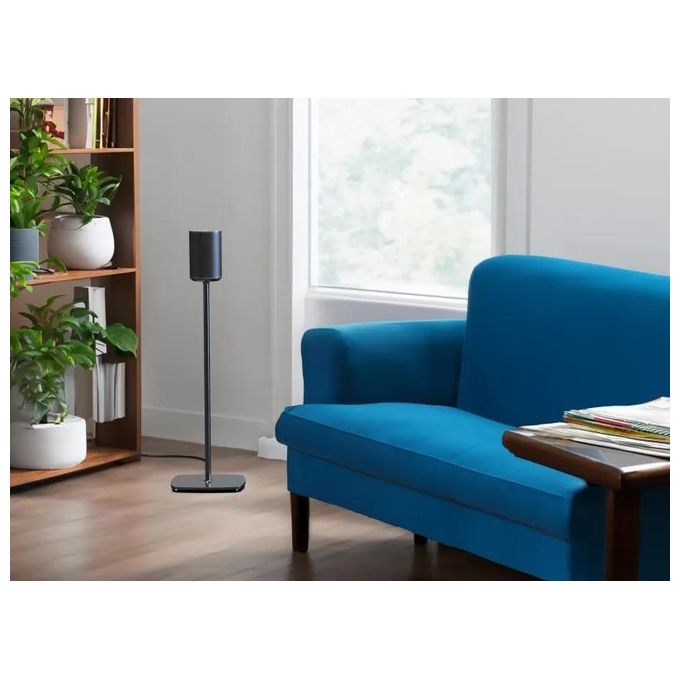 Flexson FLXE100FS1021EU Supporto per Casse Acustiche Pavimento Compatibile Sonos Era 100 Gestione Cavi Integrata colore Nero