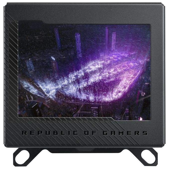 ASUS 90RC00V0-M0UAY0 ROG RYUJIN III WB Blocco di acqua CPU con display LCD 3.5'' Full Color Rame compatibile LGA 1700 AM5 colore Nero
