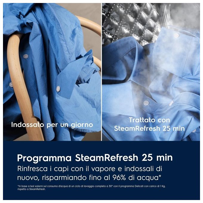 Electrolux EW7F49GY SteamCare Lavatrice Libera Installazione 9Kg Bianco