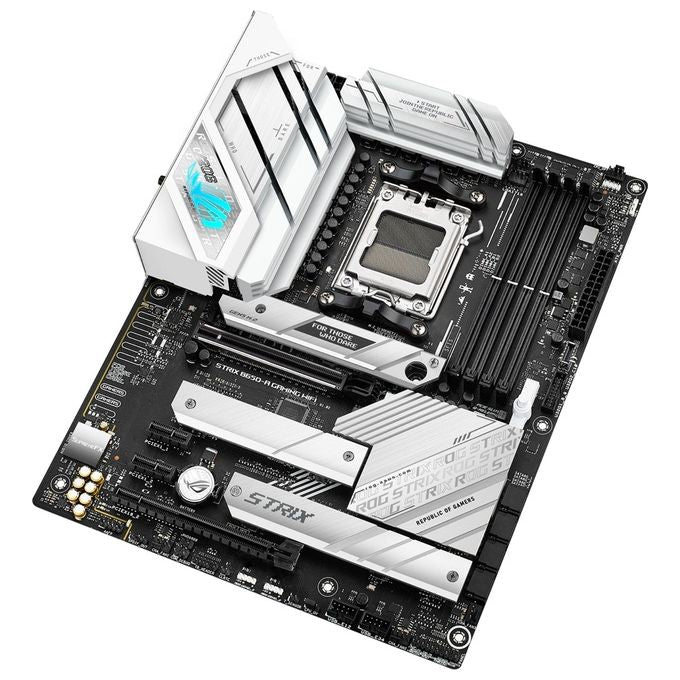 Asus ROG STRIX B650-A GAMING WIFI Scheda Madre ATX AMD B650 Socket AM5 DDR5 128 GB Wi-Fi 6E Ethernet 2.5 Gb 3xM.2 Aura Sync RGB colore Nero