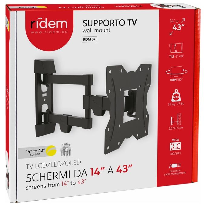 Karma RDMS7 Supporto per Tv 14''-43