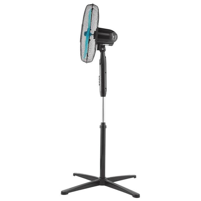 Ardes AR5ST40PNR STEELO Ventilatore a piantana 40 cm 3 velocita' telecomando timer oscillazione automatica colore Nero