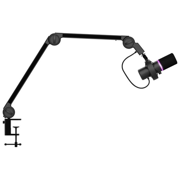 Trust 24354 GXT 255+ Onyx Microfono USB a Condensatore Cardioide con Braccio per PC Streaming Podcast Gaming colore Nero