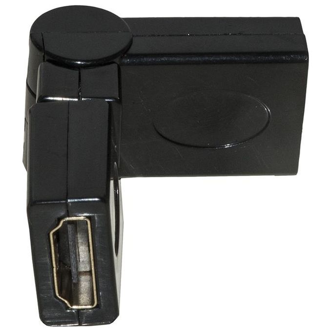 Link adattatore hdmi femmina - hdmi femmina con connettore ruotabile 360°