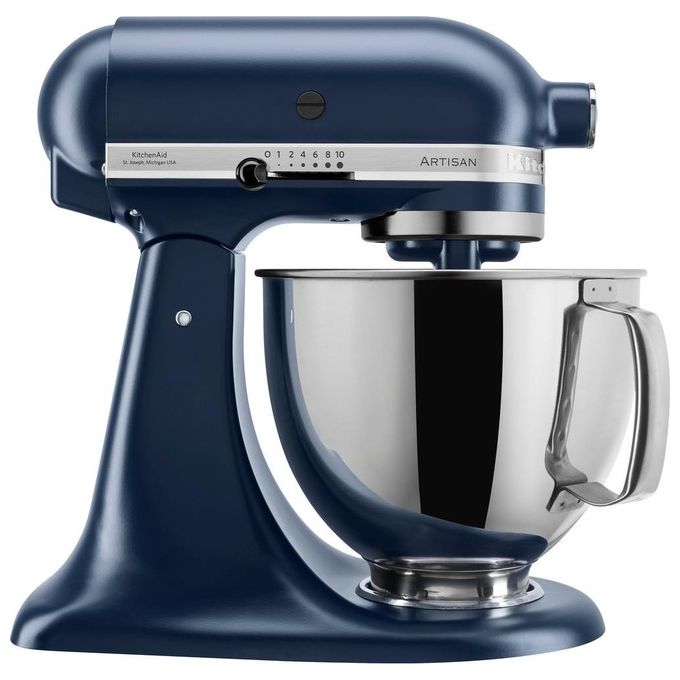 KitchenAid 859711580070 Artisan Sbattitore con base 300 W 4,8 L 10 velocita' Movimento planetario colore Blu