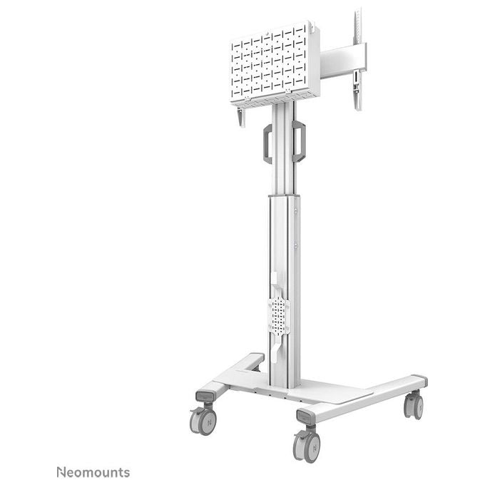 Neomounts FL50S-825WH1 Carrello TV da Pavimento Regolabile in Altezza 37-75'' VESA 100x100-600x400 mm 70 Kg TUV Certificato colore Bianco