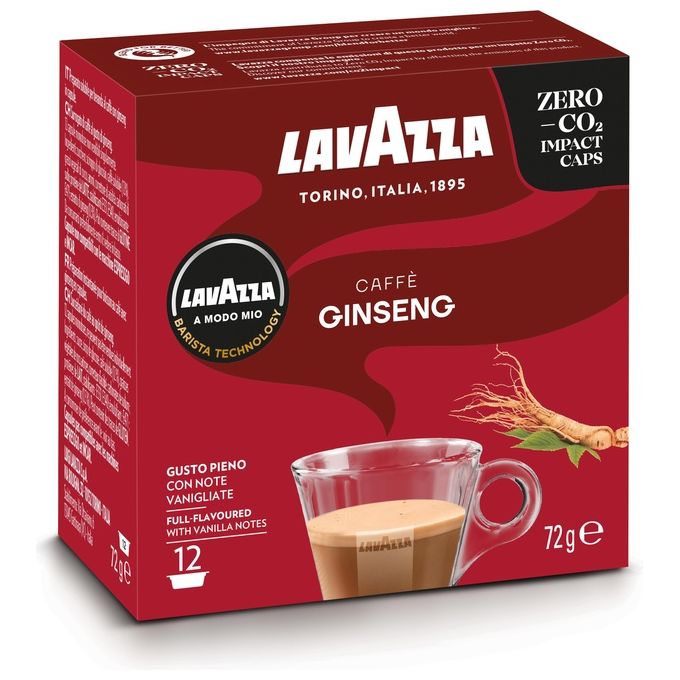 Lavazza A Modo Mio, Caffe' Ginseng, 12 Capsule