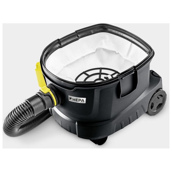 Kärcher T111CLASSICHEPA Aspirapolvere a Cilindro con Sacco HEPA 14 11 L 850 W 61 dB colore Nero Giallo