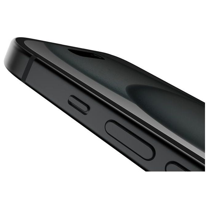 Belkin OVA167HQ ScreenForce InvisiGlass Privacy Pellicola Protettiva per iPhone 16 15 14 Pro Vetro Temprato 0,29 mm 9H con 60% Vetro Riciclato colore Nero