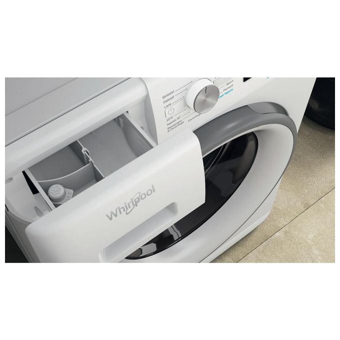 Whirlpool FFB 846 SV IT Lavatrice Caricamento Frontale 6° SENSO Steam Refresh Classe energetica A Capacita' di carico 8 Kg Centrifuga 1400 giri Inverter