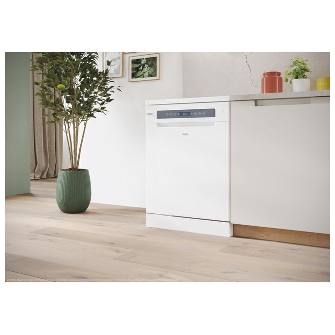Candy CF 4C6F0W Rapido' Lavastoviglie Libera Installazione 14 coperti Classe C 46 dB WiFi app hOn (85x60x60 cm) colore Bianco