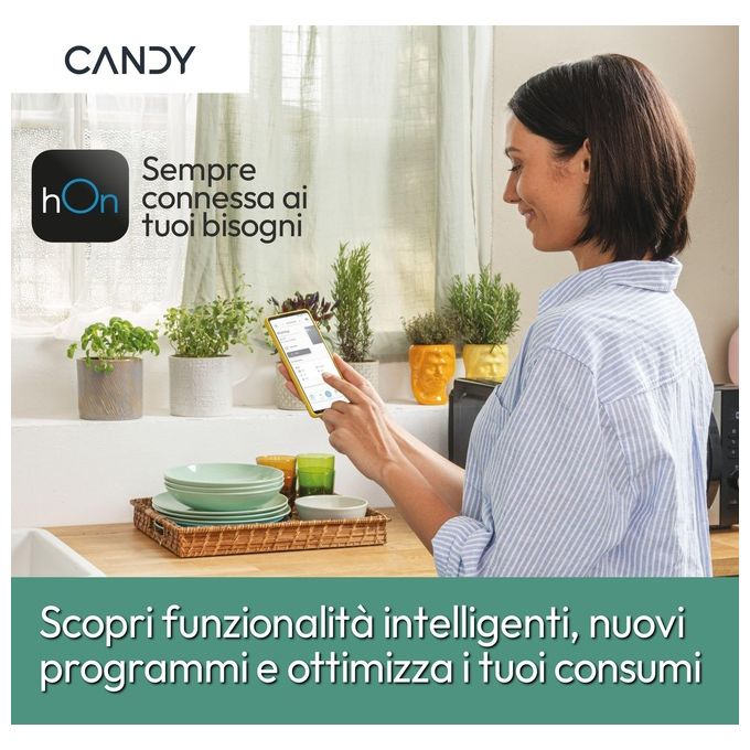 Candy BR 48B6-S Lavatrice Caricamento Frontale 8kg 1400 Giri-min Bianco