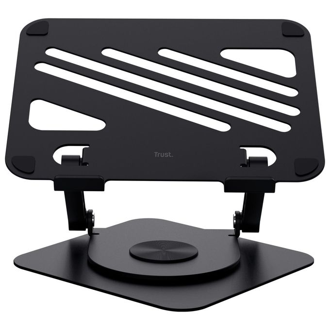 Trust 25482 Zeff Supporto per Notebook in Metallo regolabile fino a 16'' capacita' 10 Kg colore Nero